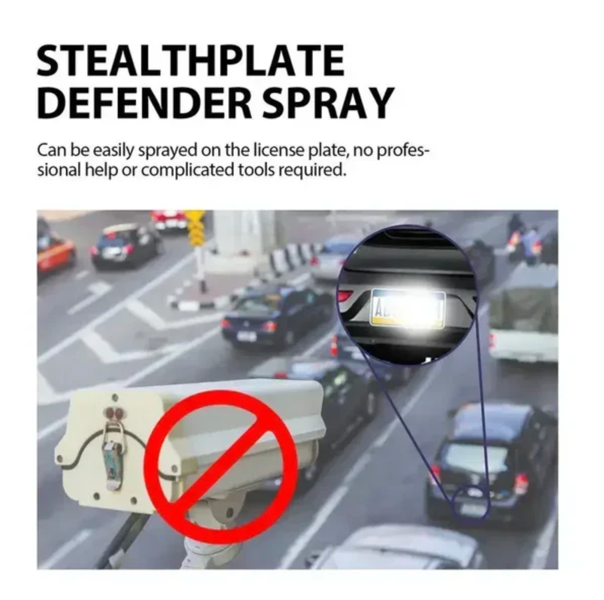 License Plate Invisible Spray ( Pack of 2 )